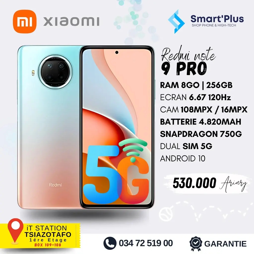 Redmi Note 9 Pro 