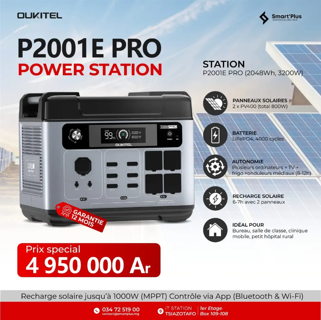 Oukitel P2001E PRO  Power Station