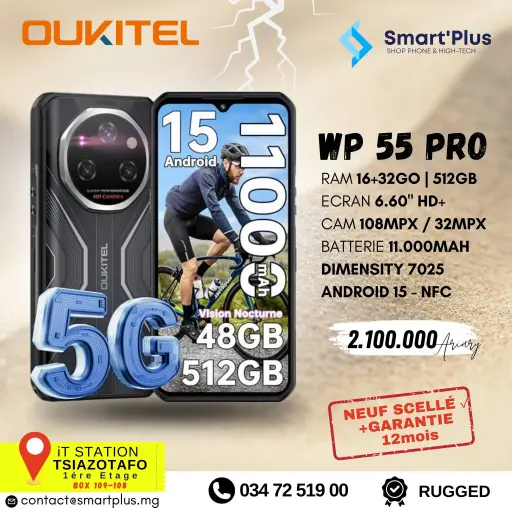 [WP55 Pro-16+32/512] Oukitel WP55 Pro