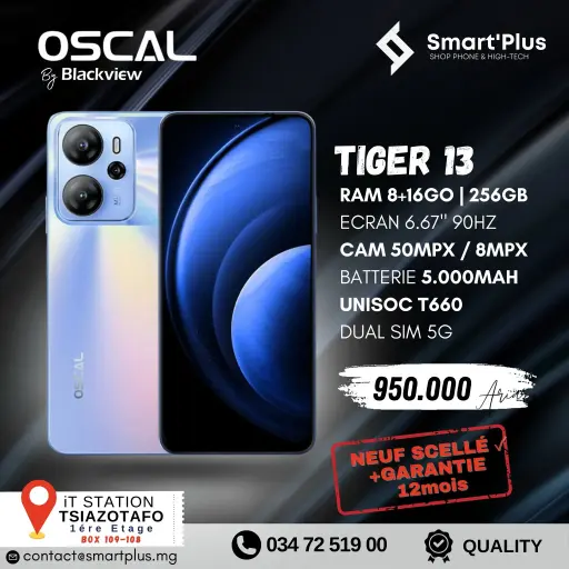 [OSC‑TGR13‑8+16/256] Oscal Tiger 13