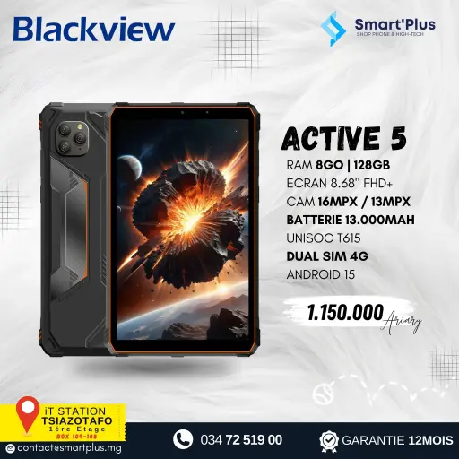 [B Active 5-8/128] Blackview Active 5